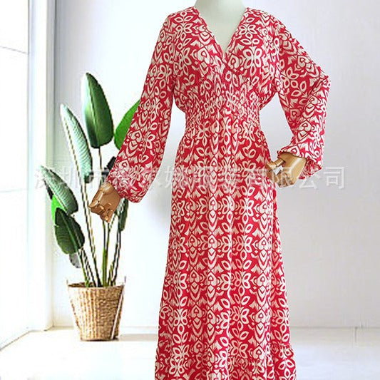 Elarova Locker Lang Strandkleid