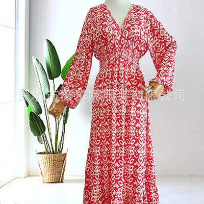 Elarova Locker Lang Strandkleid
