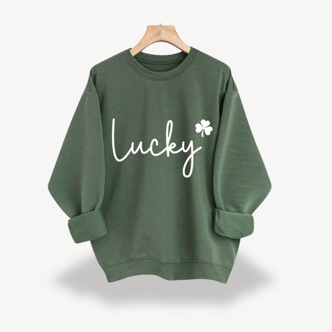 Elarova | Lucky Graphic Sweatshirt für Damen