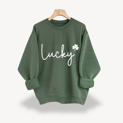 Elarova | Lucky Graphic Sweatshirt für Damen