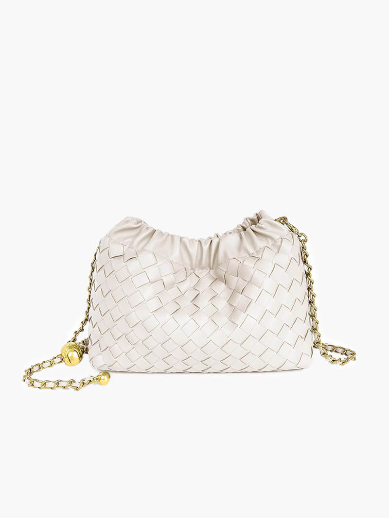 Elarova | Luxuriöse Damen Tasche Mit Goldener Kette