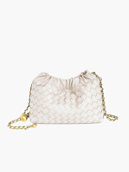 Elarova | Luxuriöse Damen Tasche Mit Goldener Kette