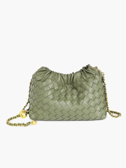 Elarova | Luxuriöse Damen Tasche Mit Goldener Kette