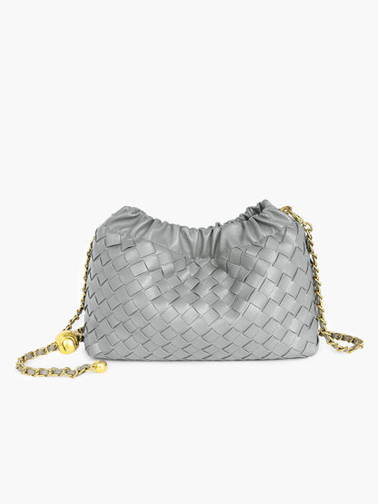 Elarova | Luxuriöse Damen Tasche Mit Goldener Kette