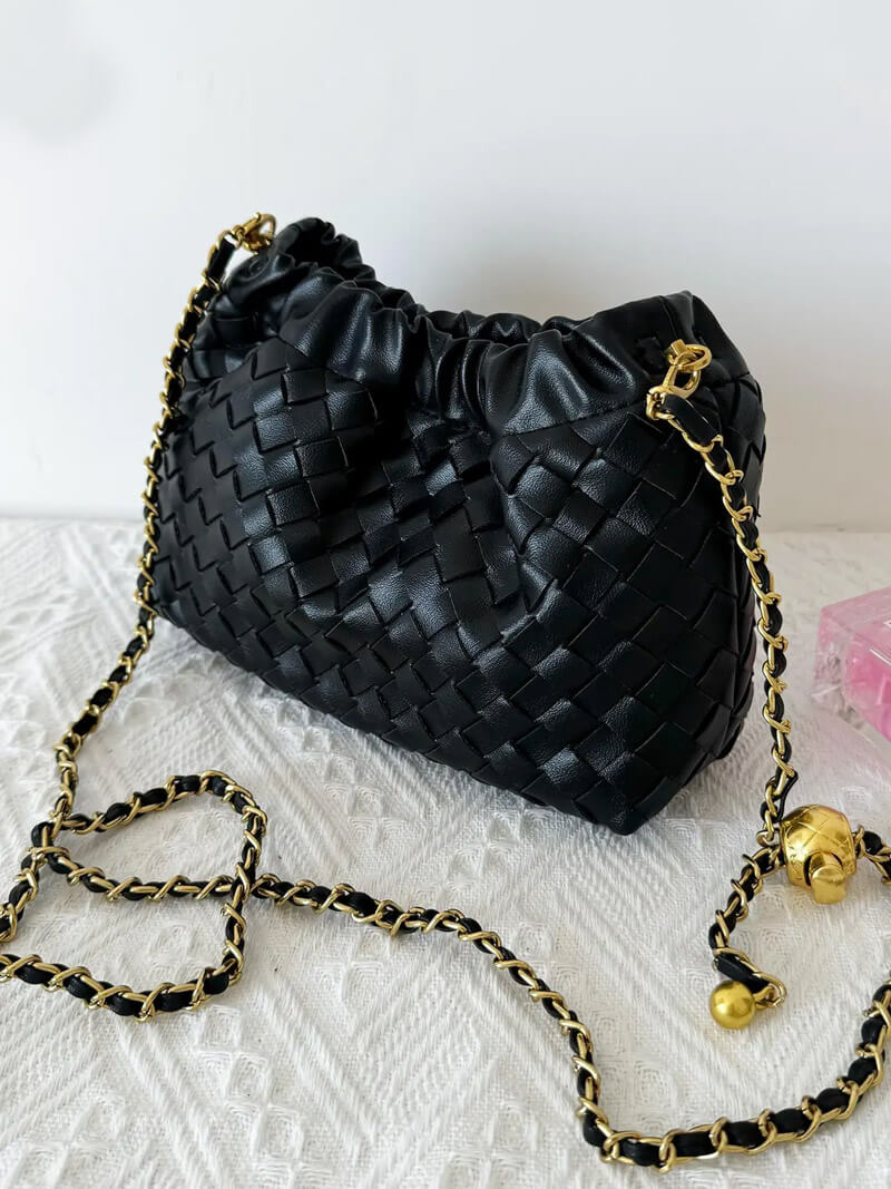 Elarova | Luxuriöse Damen Tasche Mit Goldener Kette