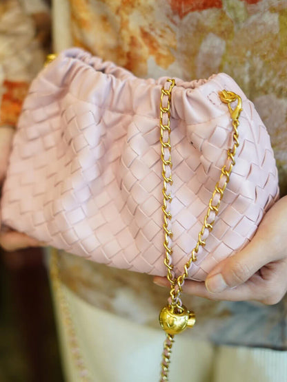 Elarova | Luxuriöse Damen Tasche Mit Goldener Kette
