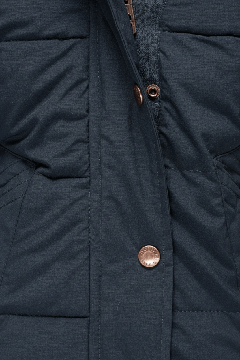 Elarova | Luxuriöse DamenSteppjacke aus Kunstpelz