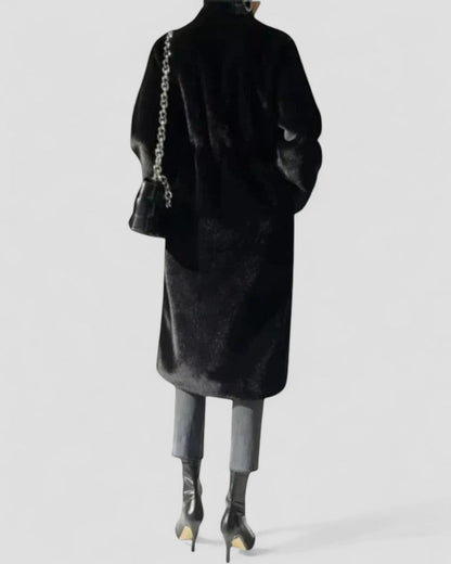 Elarova | Luxuriöser Kunstpelzmantel für Damen