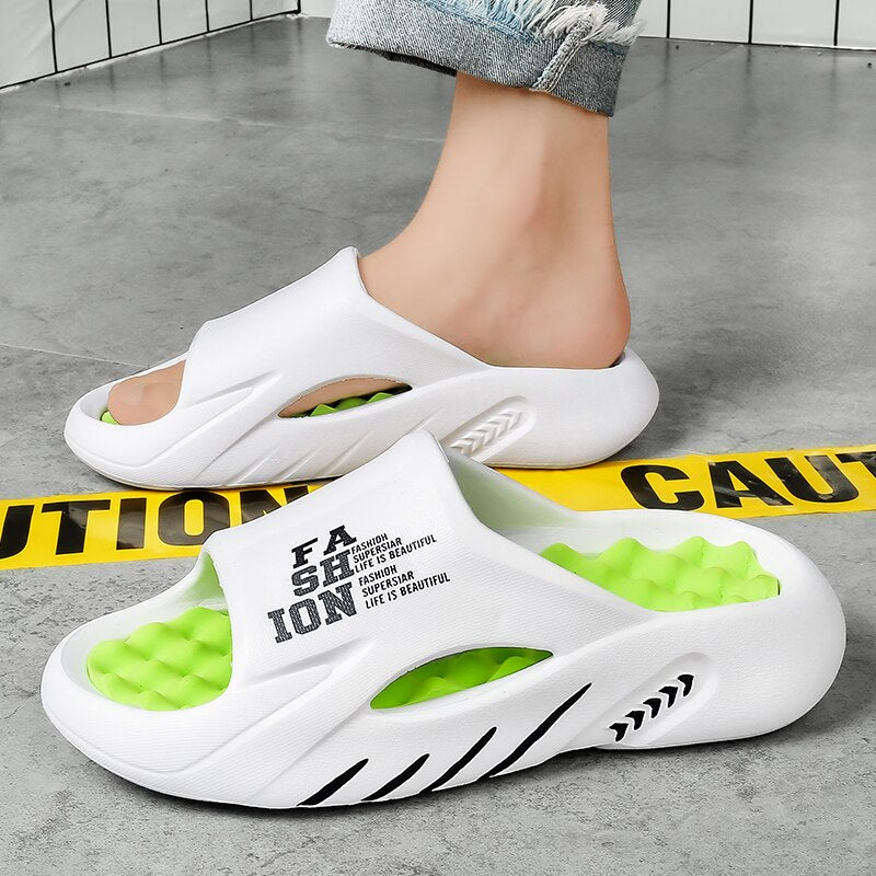Elarova | Luxus Orthopädische Badeslipper Mit Weichem Fußbett Und Rutschfester Sohle