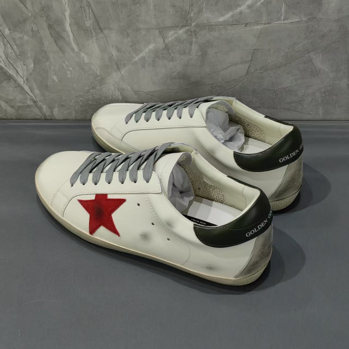 Elarova | Männer Freizeit Leder Sneaker