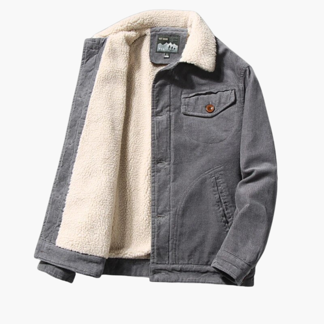 Elarova | Männer Winterjacke mit Vintage Knöpfen