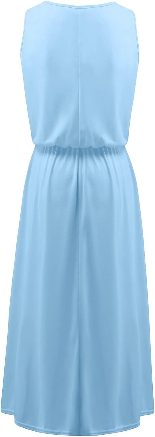 Elarova | Maxi Kleid - Einfaches Modal Boho Kleid in verschiedenen Farben