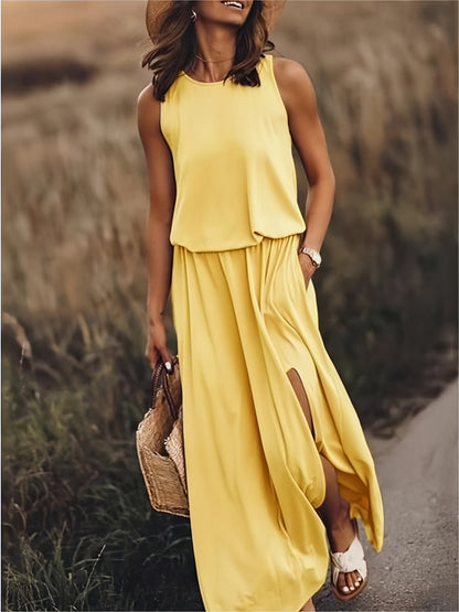 Elarova | Maxi Kleid - Einfaches Modal Boho Kleid in verschiedenen Farben