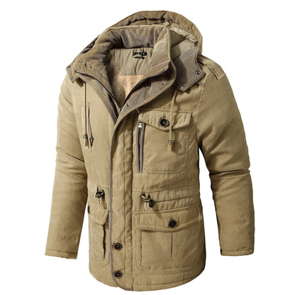 Elarova | Mehrtaschen-Winterjacke für Herren