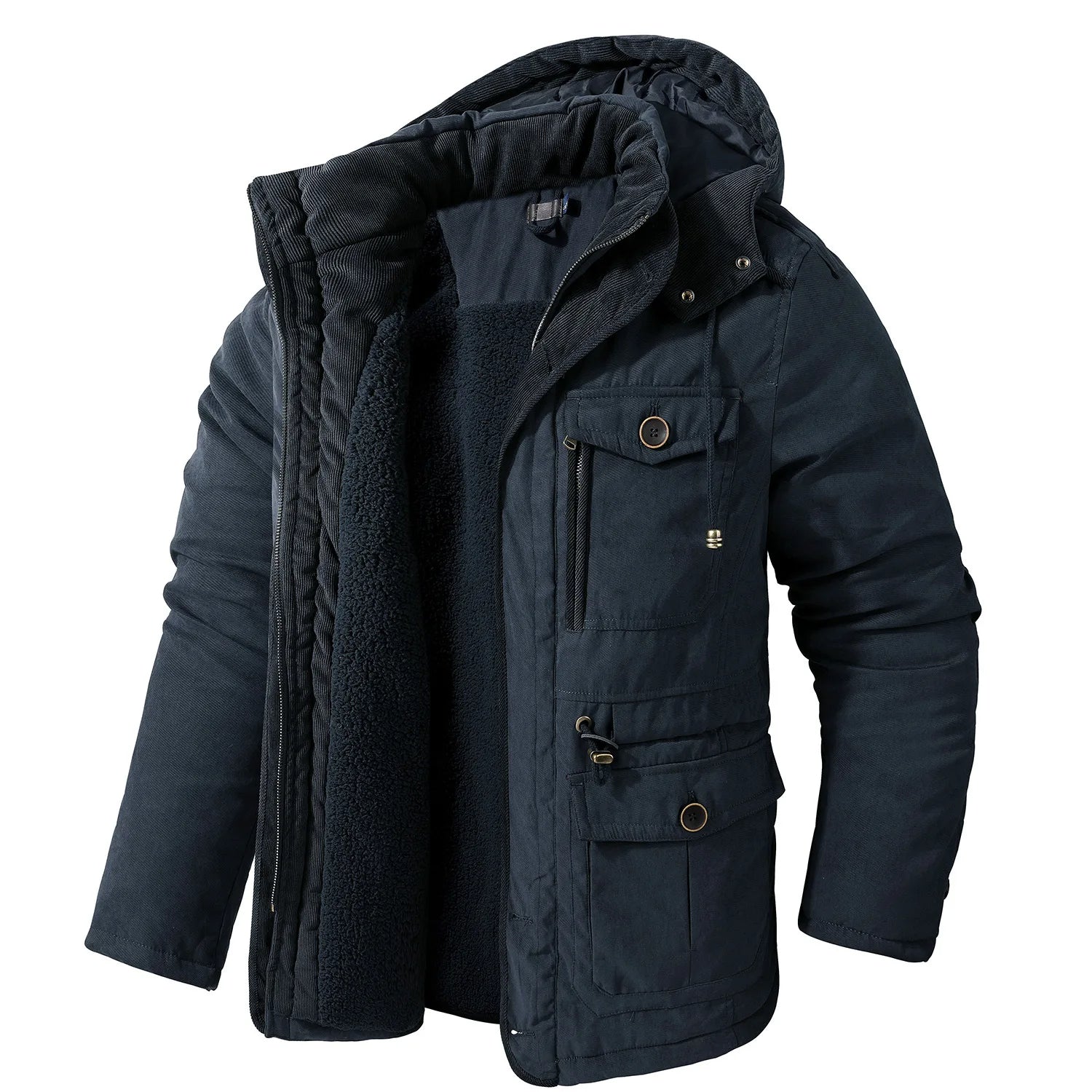 Elarova | Mehrtaschen-Winterjacke für Herren