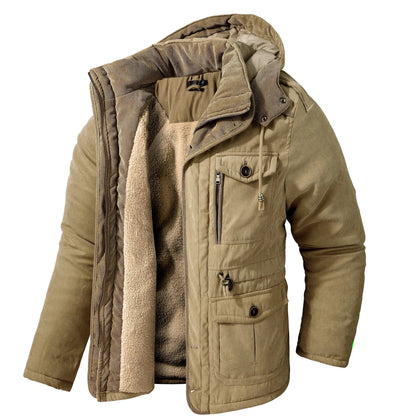 Elarova | Mehrtaschen-Winterjacke für Herren