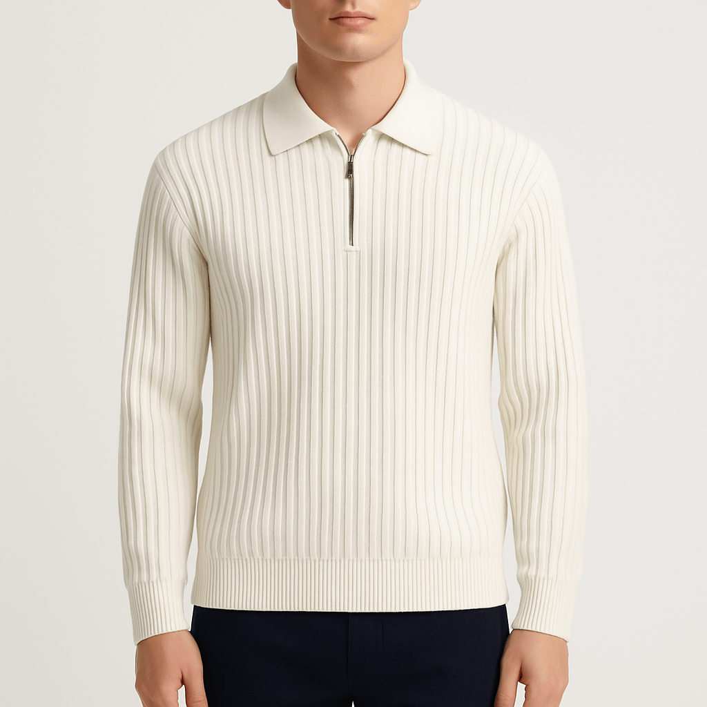 Elarova | Merino Quarter Zip