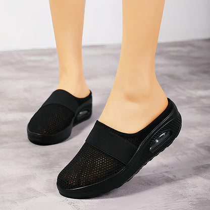 Elarova | Mesh Obermaterial dicke Sohle Hausschuh
