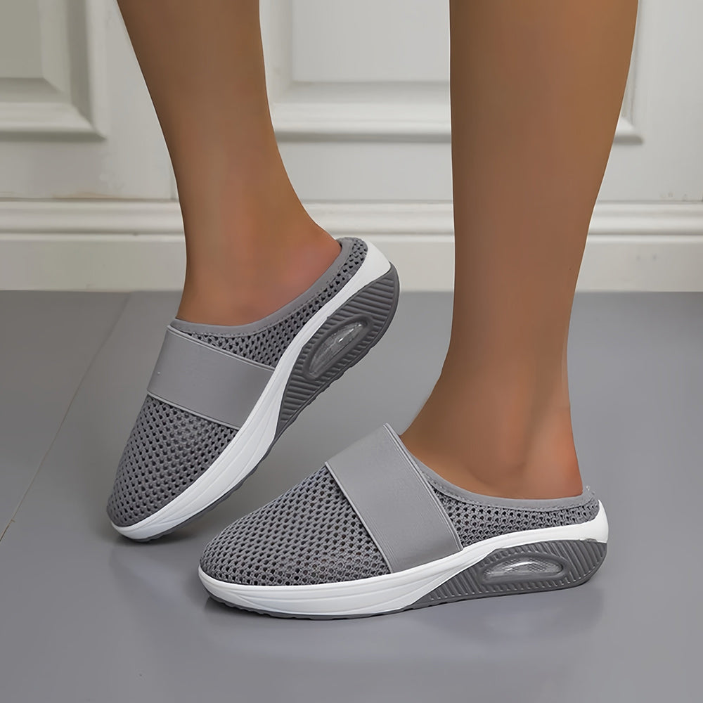 Elarova | Mesh Obermaterial dicke Sohle Hausschuh