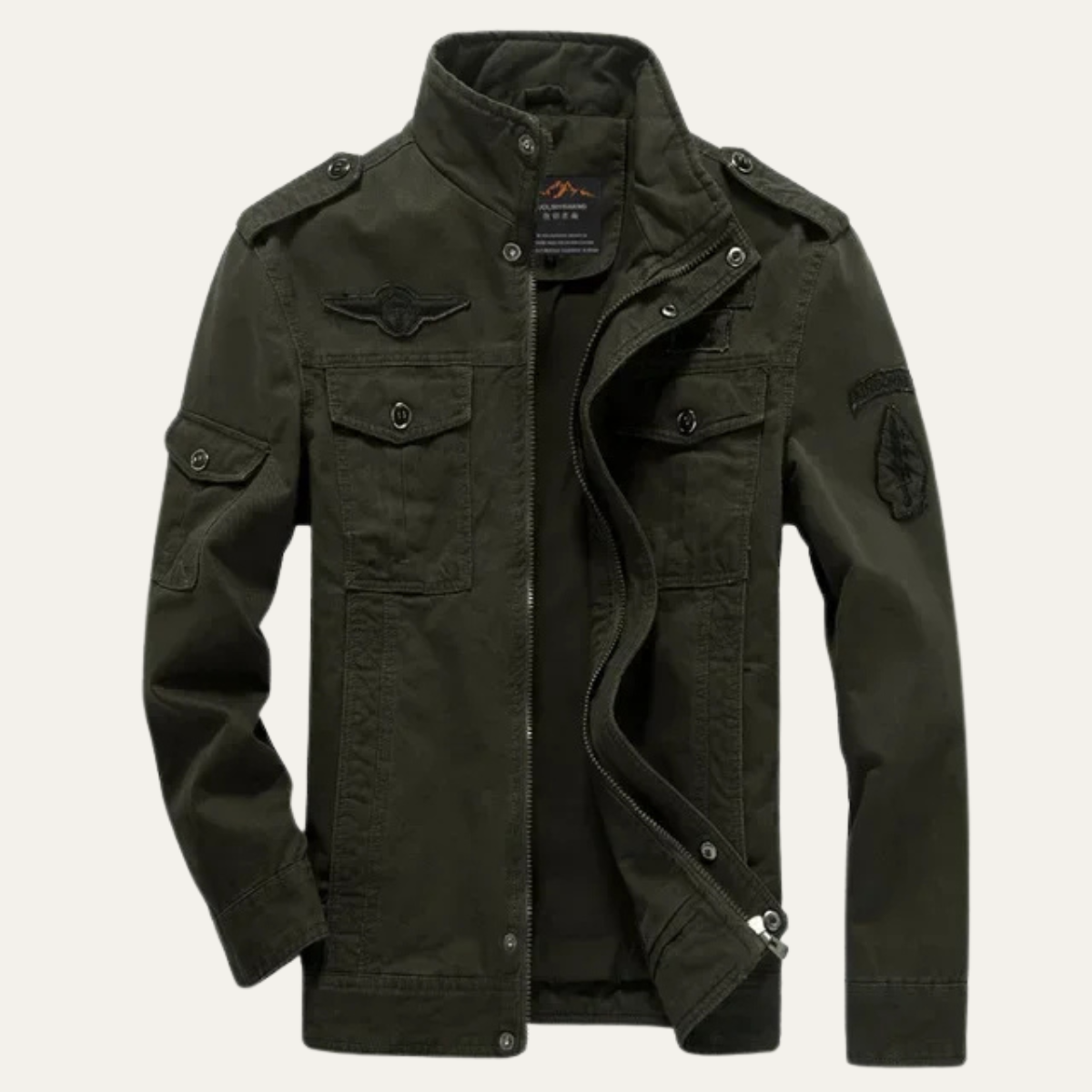 Elarova | Militär-Utility-Jacke für Herren
