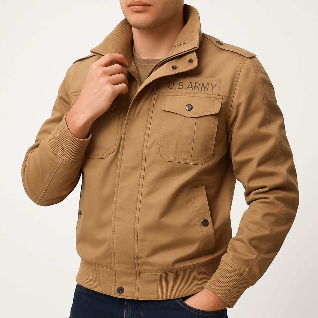 Elarova | Militärische Bomberjacke