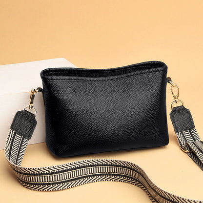 Elarova | Minimalistische Leder Umhängetasche für Frauen