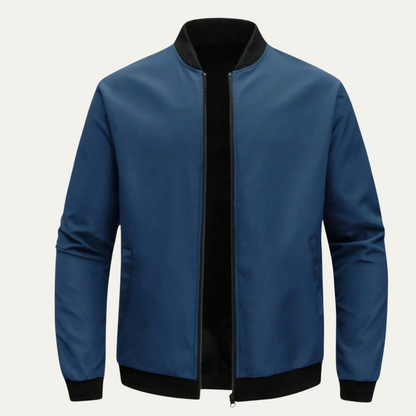 Elarova | Minimalistische, leichte Herren-Bomberjacke mit Reißverschluss