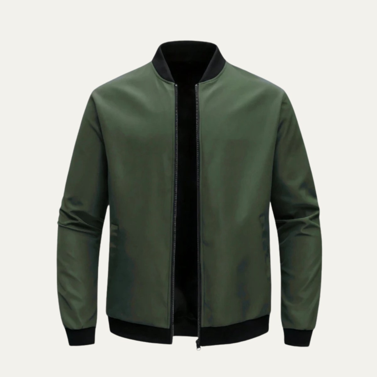 Elarova | Minimalistische, leichte Herren-Bomberjacke mit Reißverschluss