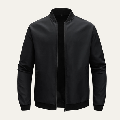 Elarova | Minimalistische, leichte Herren-Bomberjacke mit Reißverschluss