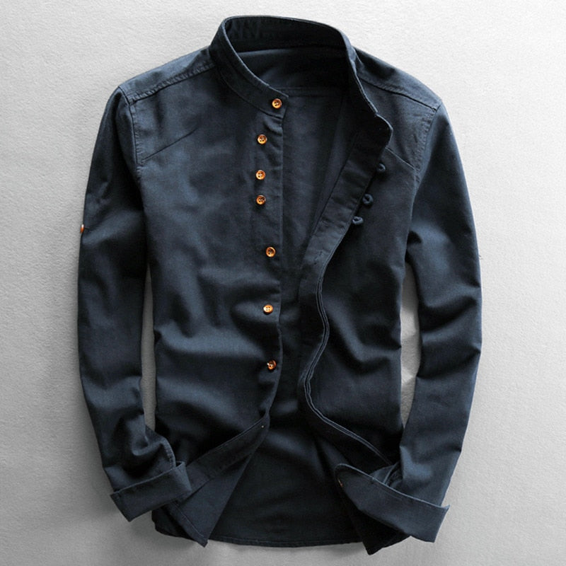Elarova | Minimalistisches Kimono Hemd Für Herren