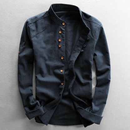 Elarova | Minimalistisches Kimono Hemd Für Herren