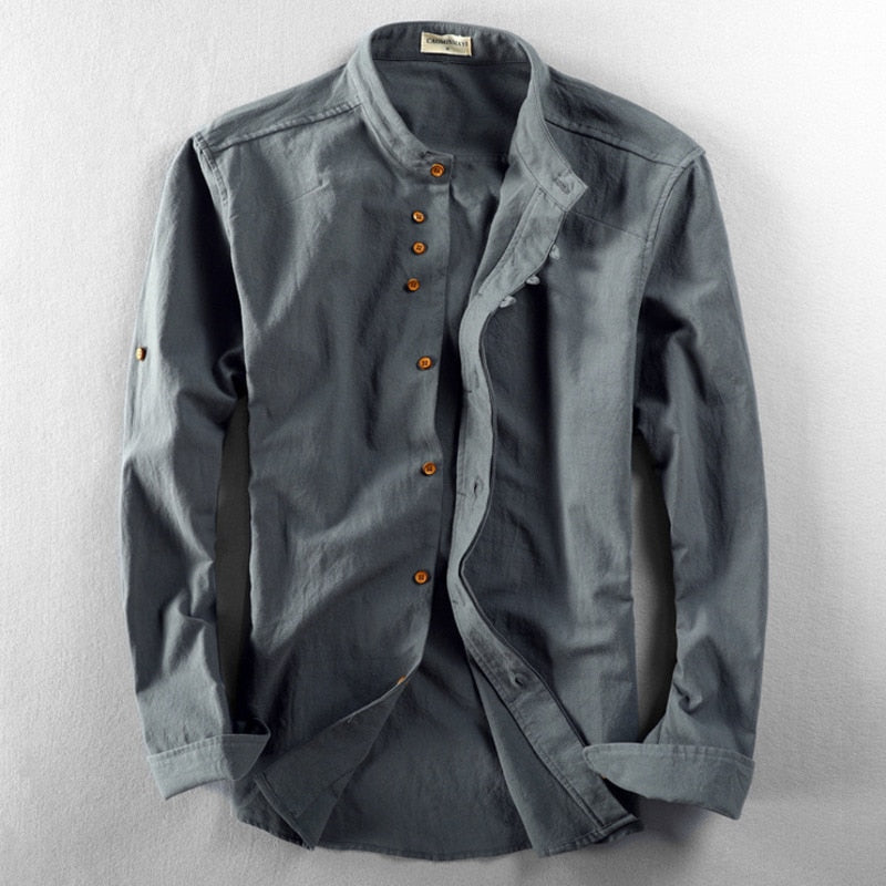 Elarova | Minimalistisches Kimono Hemd Für Herren