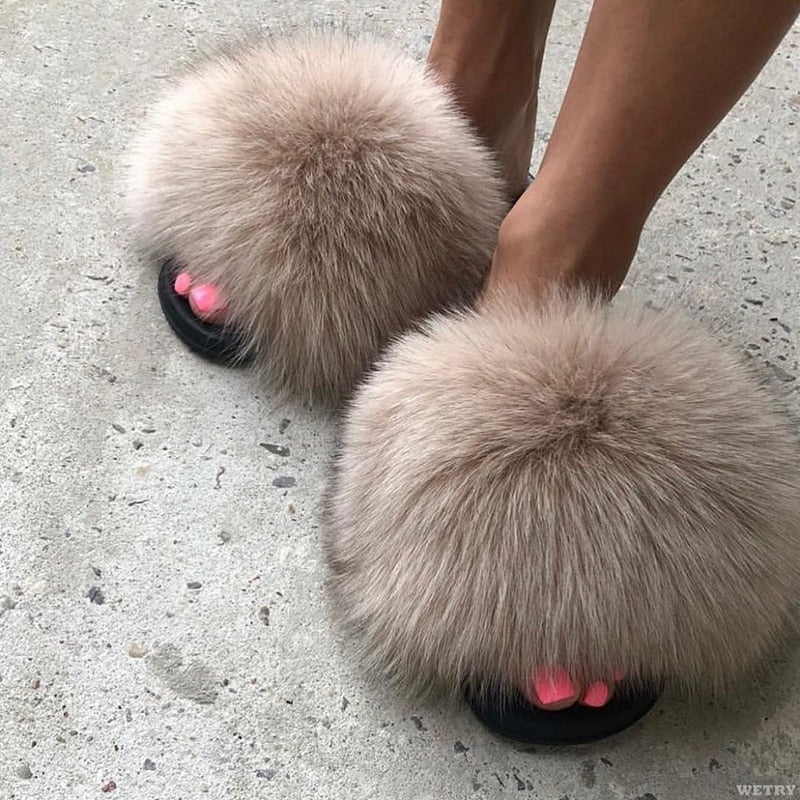Elarova | Moda Fay Fluffy Slippers Fröhliche & Bunte Damenschuhe Für Den Sommer
