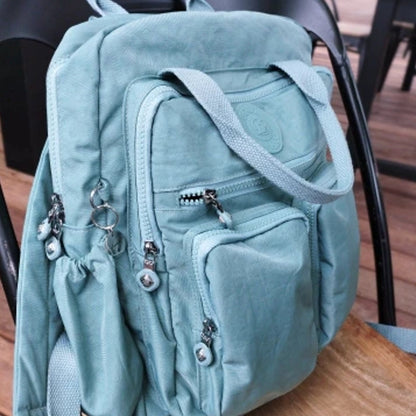 Elarova | Mode Frau wasserdichter Nylon leichter Rucksack
