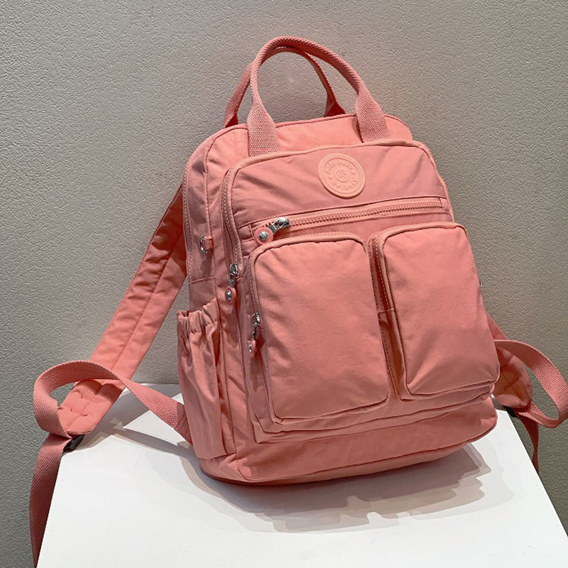 Elarova | Mode Frau wasserdichter Nylon leichter Rucksack