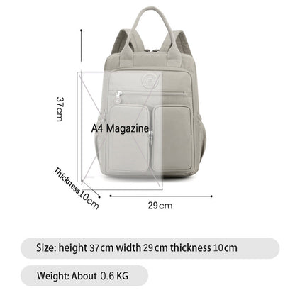 Elarova | Mode Frau wasserdichter Nylon leichter Rucksack