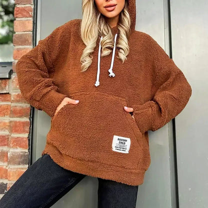 Elarova | Moderner Damen-Hoodie mit Plüsch