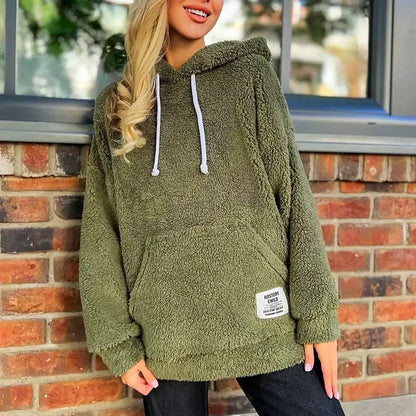 Elarova | Moderner Damen-Hoodie mit Plüsch