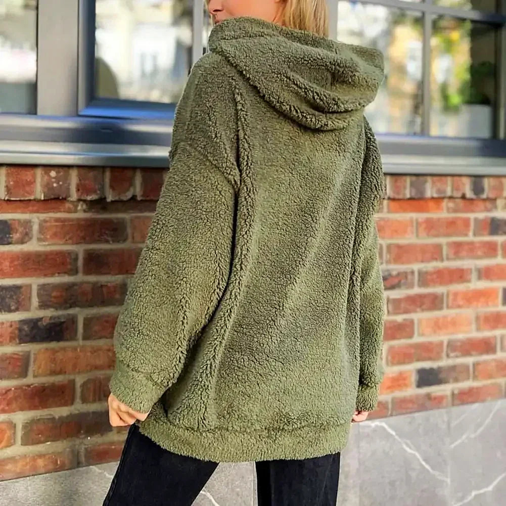Elarova | Moderner Damen-Hoodie mit Plüsch