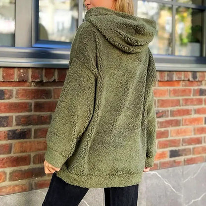 Elarova | Moderner Damen-Hoodie mit Plüsch