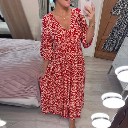 Elarova | Modische Damenkleid mit Print