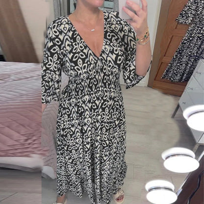 Elarova | Modische Damenkleid mit Print