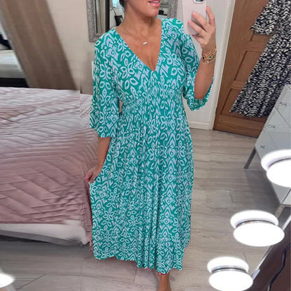 Elarova | Modische Damenkleid mit Print