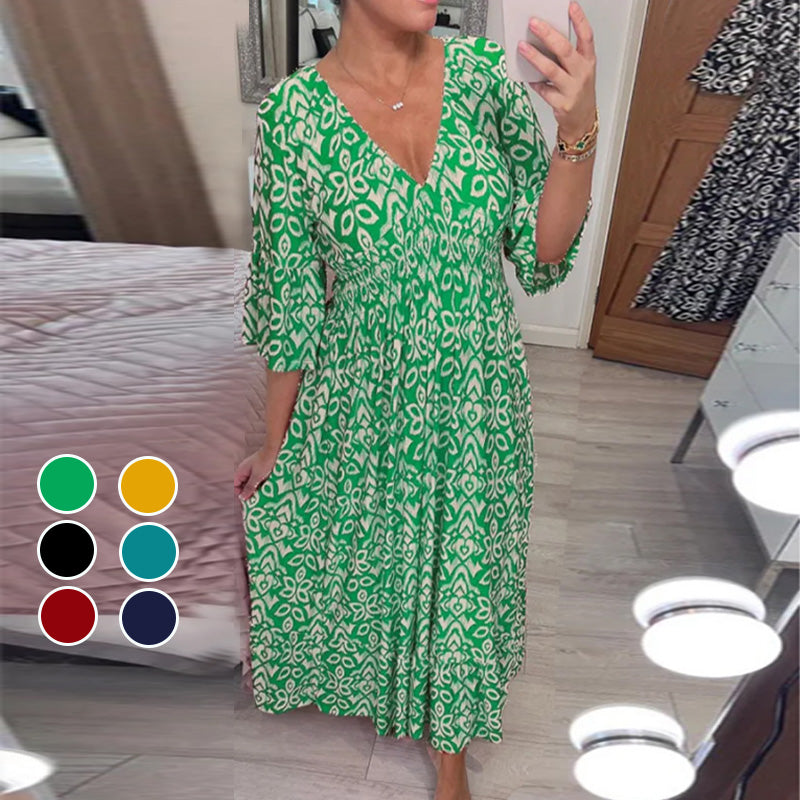 Elarova | Modische Damenkleid mit Print