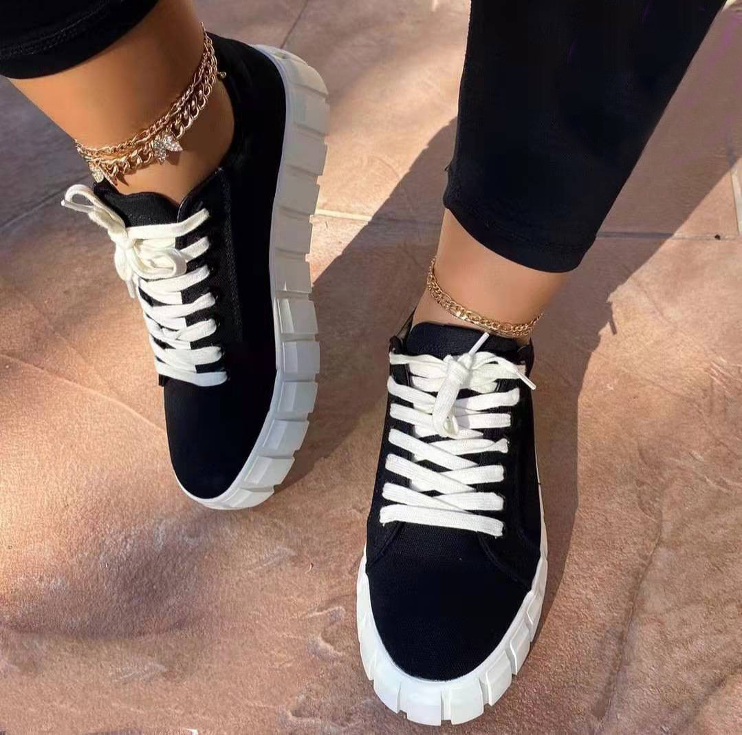 Elarova | Modische Orthopädische DamenSportschuhe mit Plateausohle