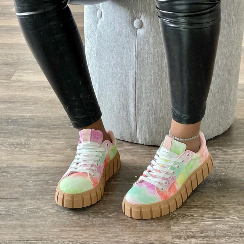 Elarova | Modische Orthopädische DamenSportschuhe mit Plateausohle