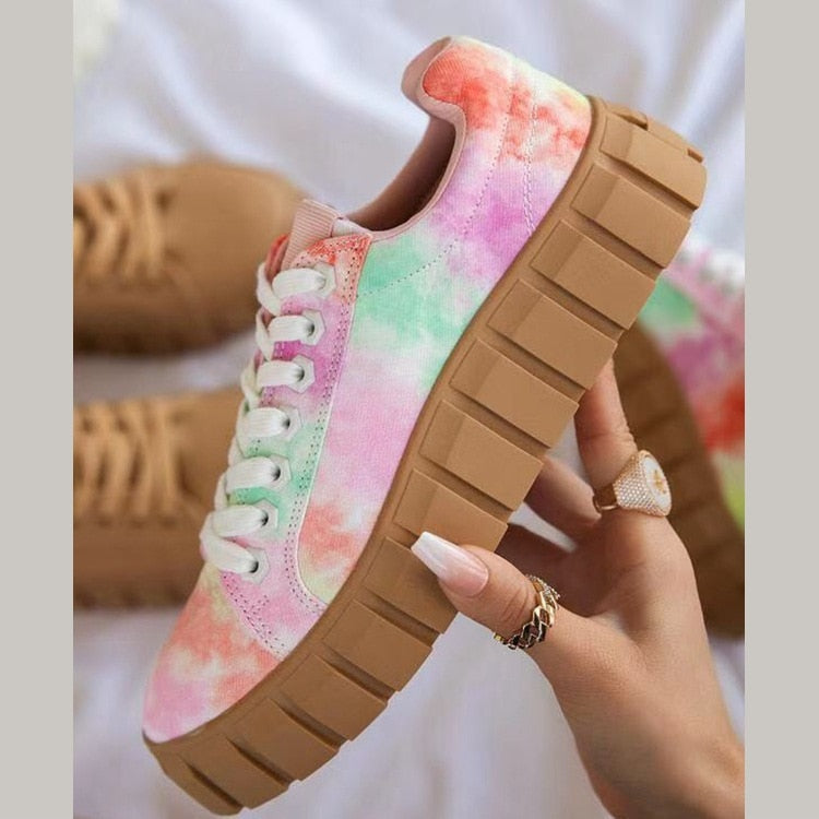 Elarova | Modische Orthopädische DamenSportschuhe mit Plateausohle