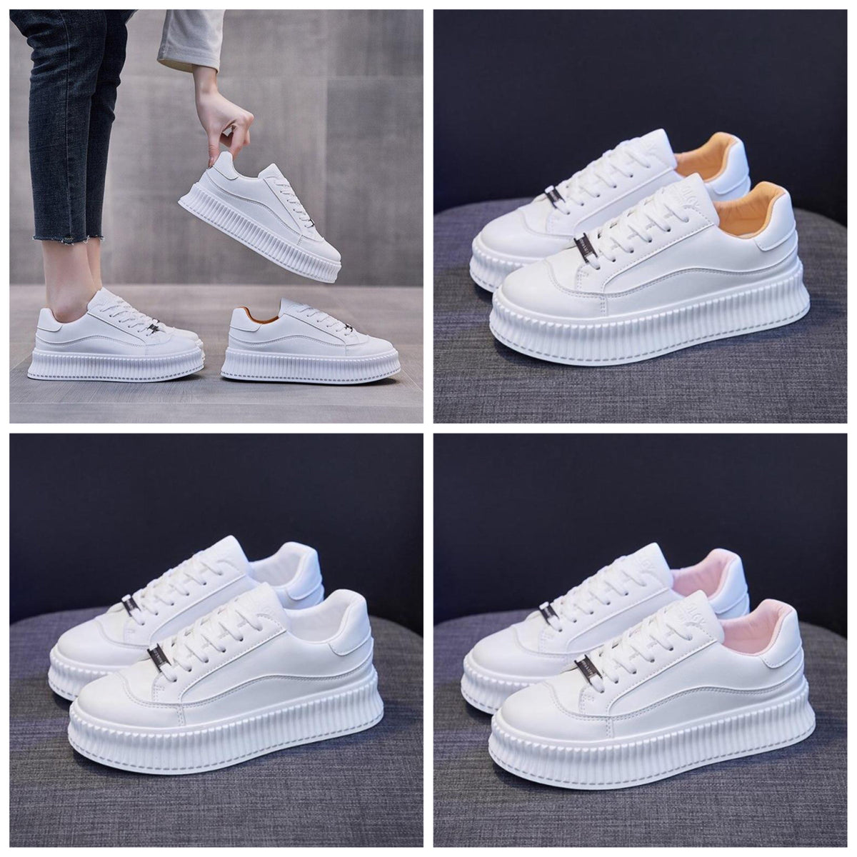 Elarova | Modische Plateausneaker