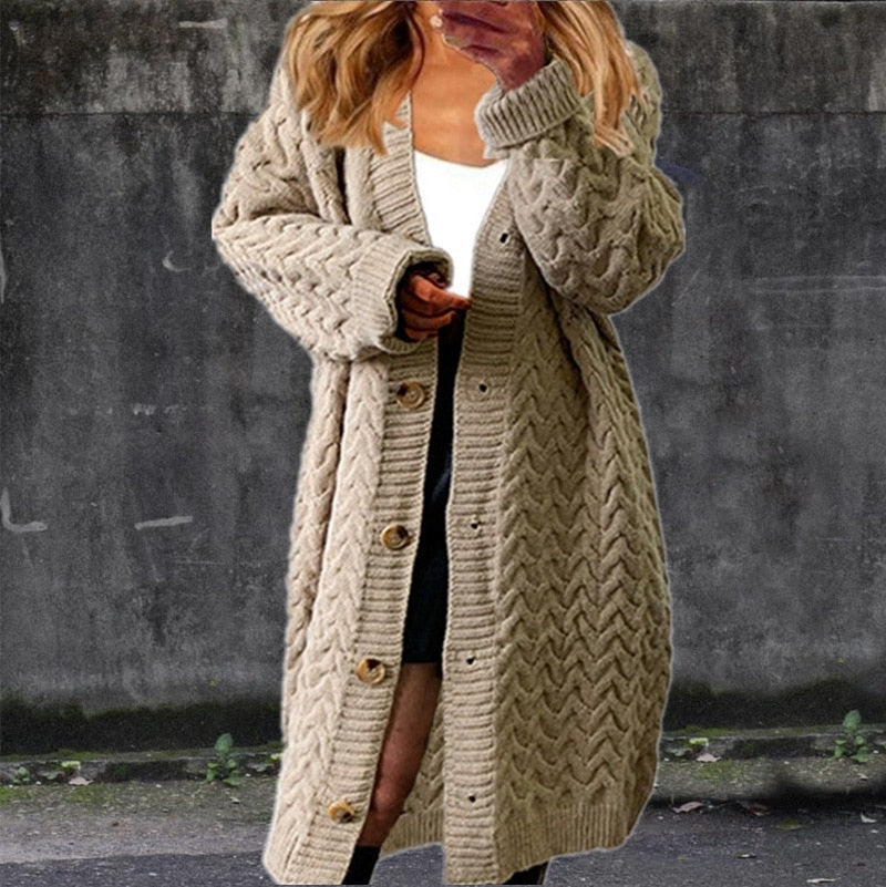 Elarova | Modischer Longstrickcardigan