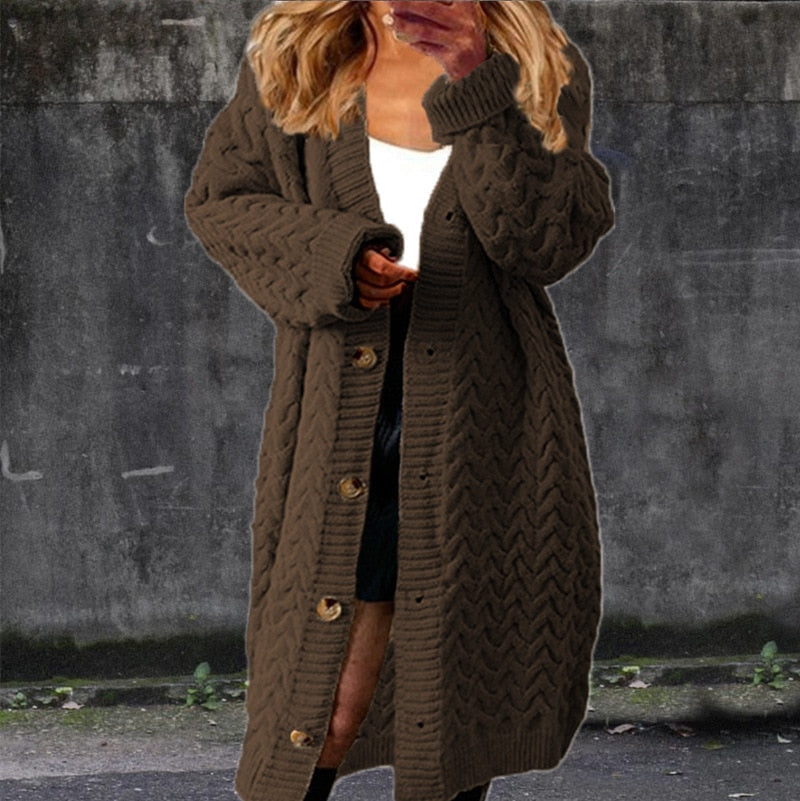 Elarova | Modischer Longstrickcardigan